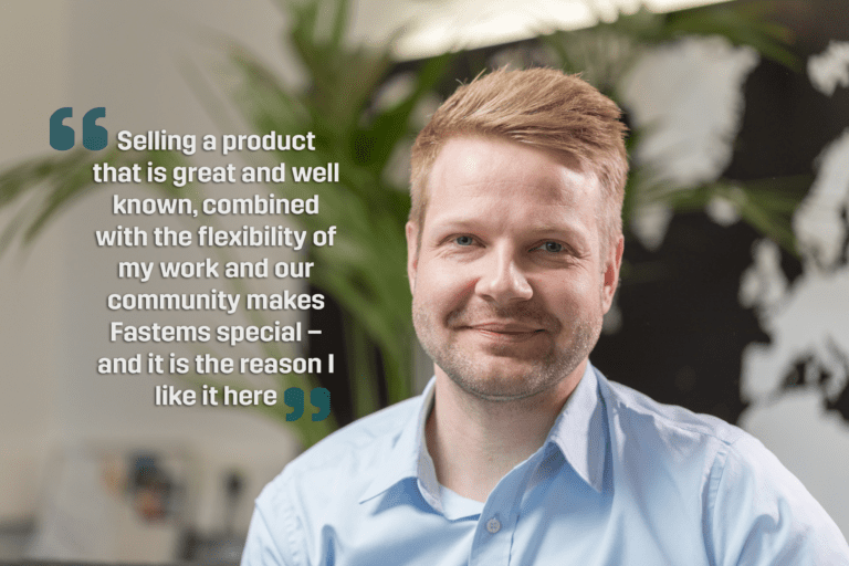 Fastems People Series - Sales Manager Selling manufacturing automation systems that I know are great, combined with the flexibility of my work is what makes Fastems special.