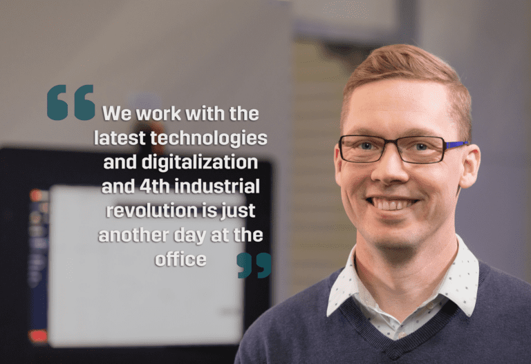 Fastems employees work with the latest technologies and digitalization making industry 4.0 just another day at the office