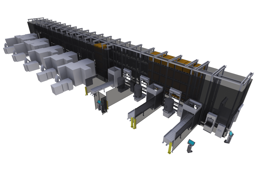 MLS is a tailored Flexible Manufacturing System (FMS) for automated CNC production.