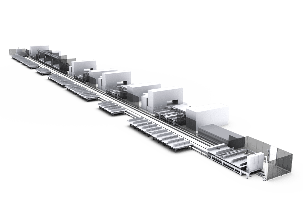 Increase manufacturing productivity with flexible manufacturing systems (FMS) for heavy pallet loads and vertical pallets.