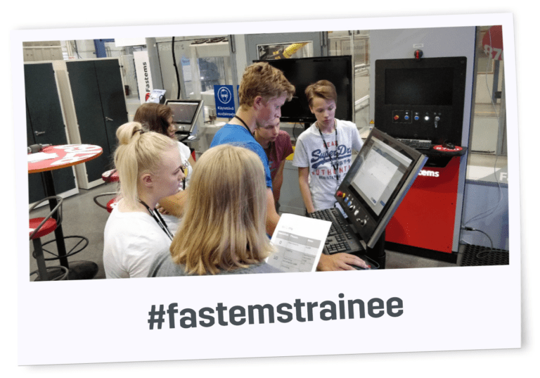 Fastems Technology Trainees learning about the industry's most advanced manufacturing management software