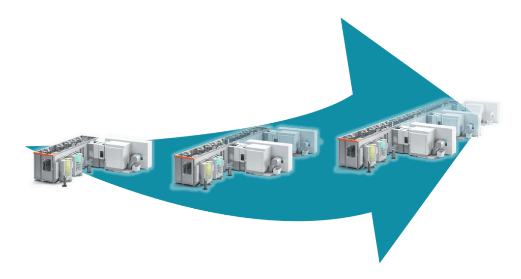 Most of Fastems CNC automation systems can be extended later on.