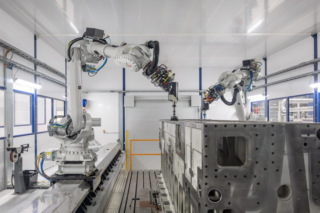 Robotic Finishing Cell by Fastems at Wärtsilä