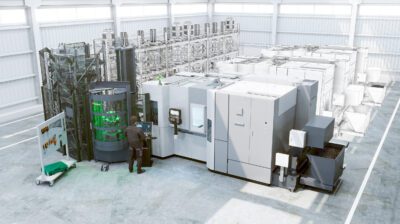 Flexible Pallet System Stationary extends from single-machine automation into full linear FMS